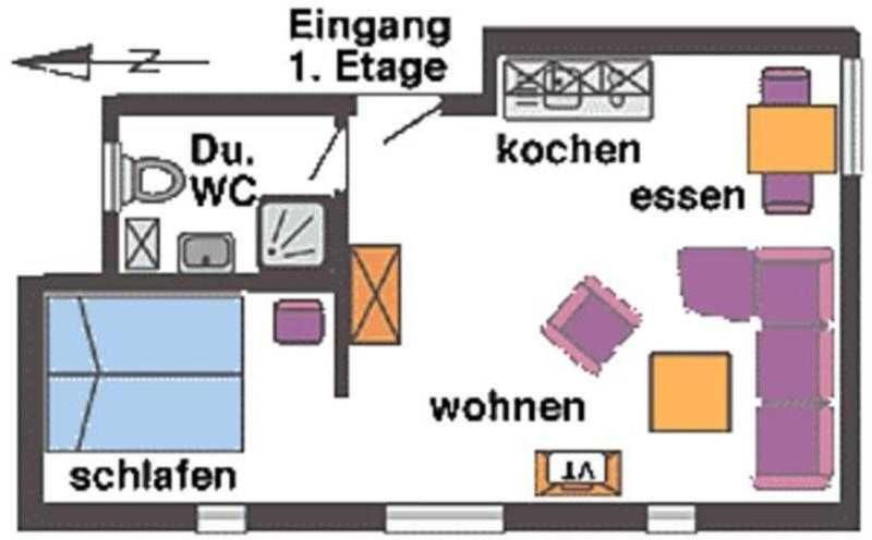 Urlaubs-Appartement Am Dorfrand Wieck Kültér fotó